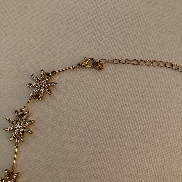 Nasty Gal Star of the Show Diamante Drop Necklace - Picture 3 of 5